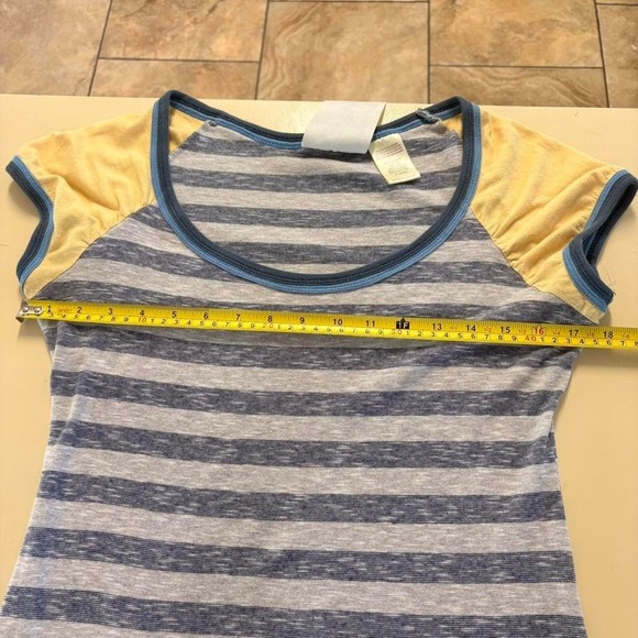 Vintage Y2K Spoiled Scoop Neck Striped Size XL for Layering - Picture 7 of 8